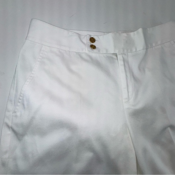 Ralph Lauren Women’s White Bermuda Shorts Size 8 - Picture 8 of 16